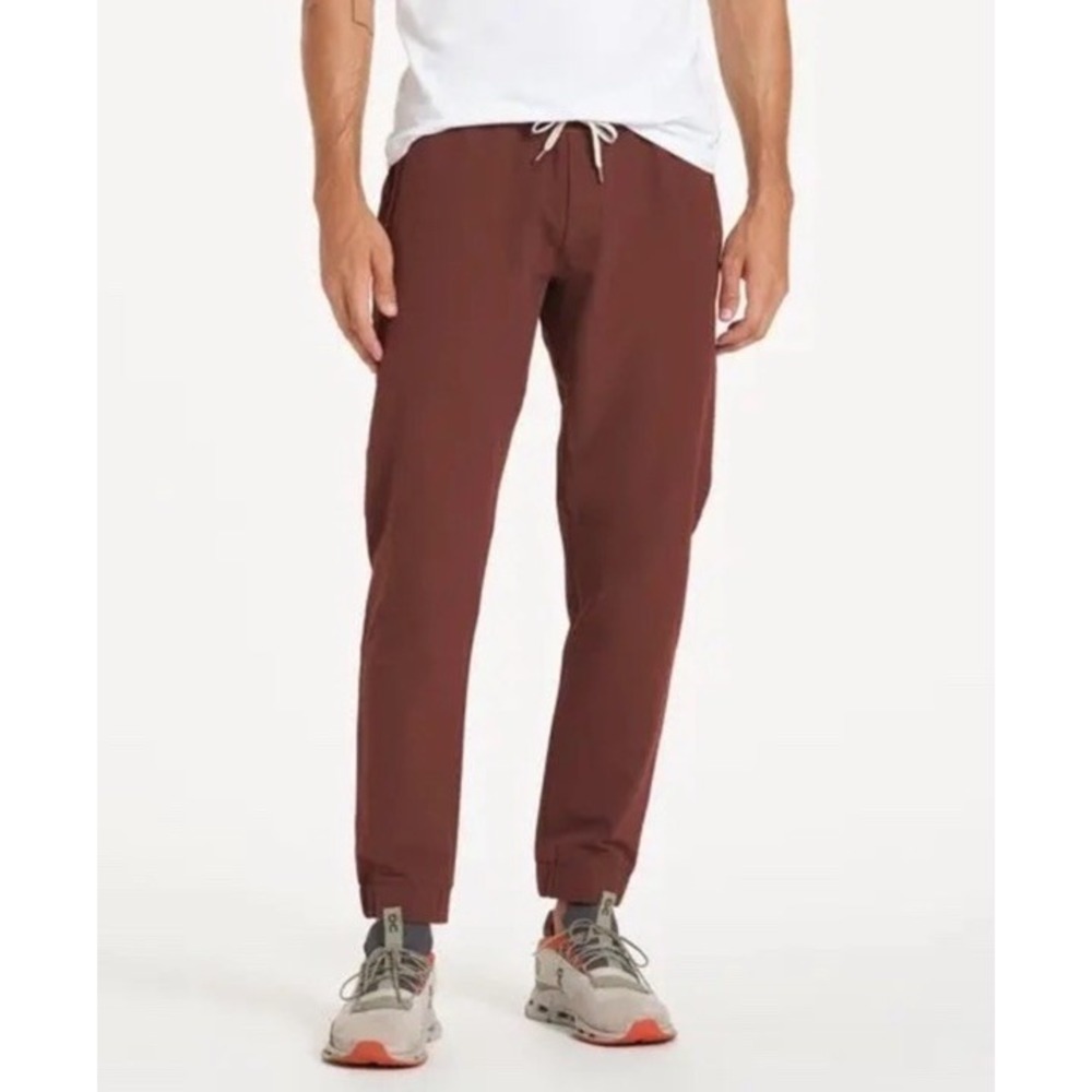 Vuori Transit Technical Performance Jogger Pants In Cedar Men's Size Small